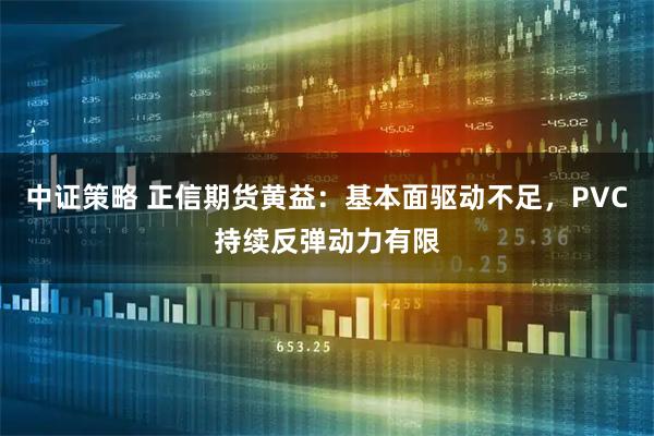 中证策略 正信期货黄益：基本面驱动不足，PVC持续反弹动力有限